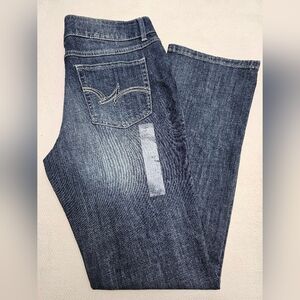 WRANGLER Straight Leg Denim Blue Jeans Women's Size 13 / 14x32 NWT